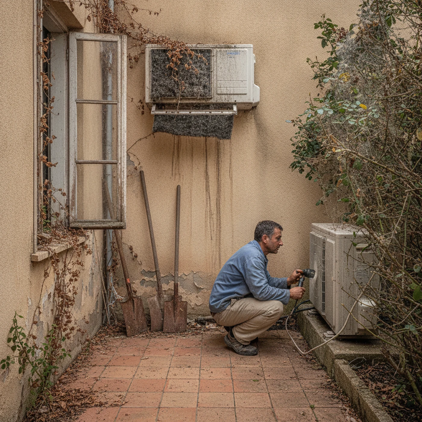 Après entretien, climatisation nettoyée et contrôlée à Caissargues