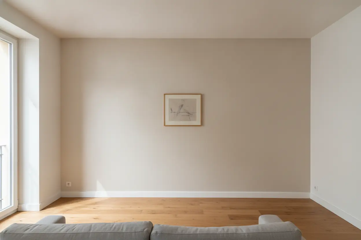 Avant : maison nîmoise avec pièces inégalement rafraîchies